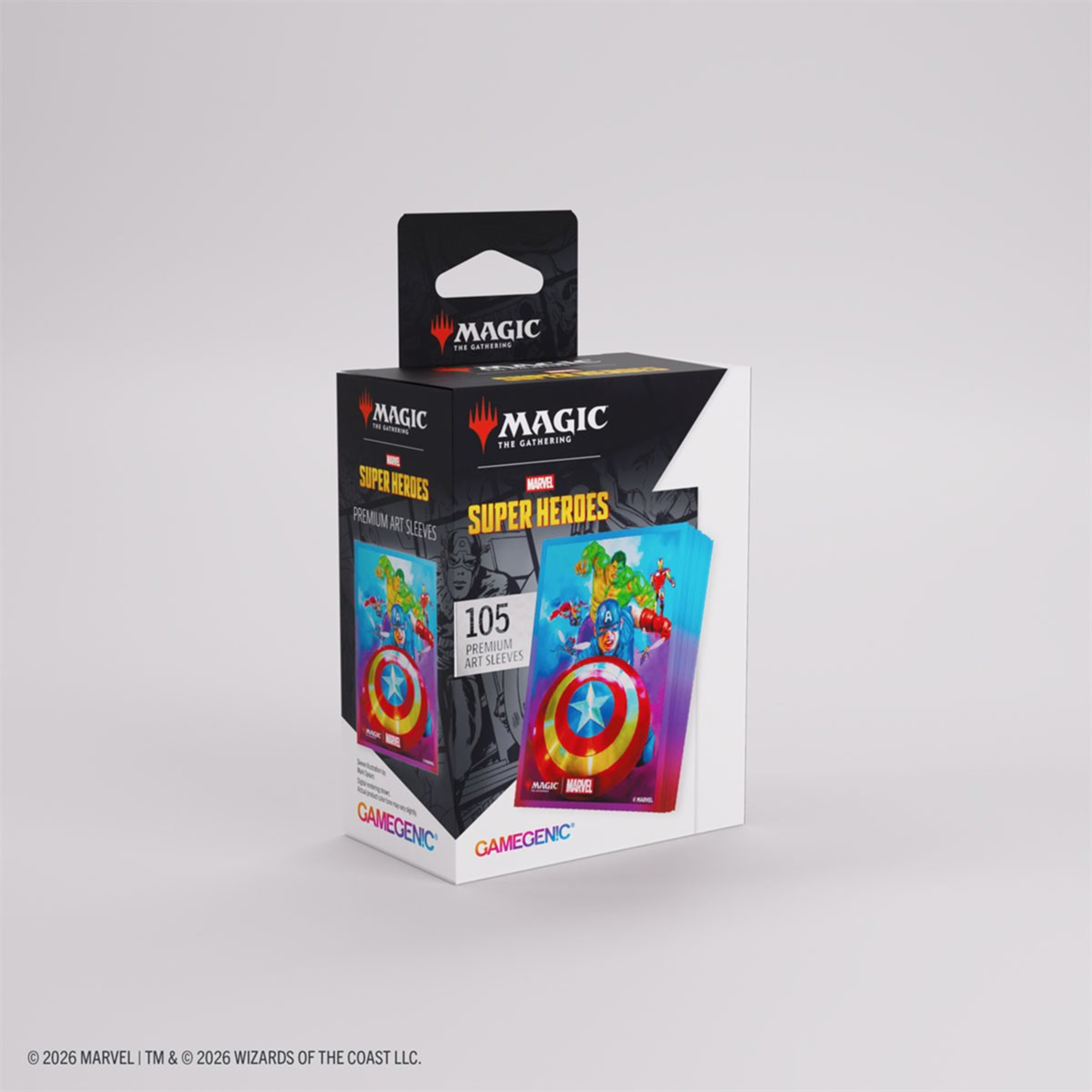 Marvel Super Heroes: Premium Art Sleeves: Captain America